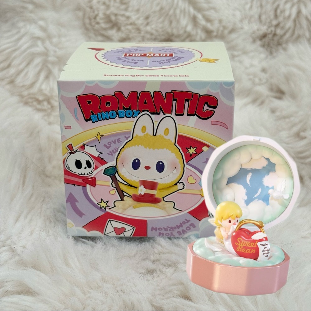BRAND NEW Pop Mart Romantic Ring Box Series 4 Scene Sets - Sweet Bean Locked-in